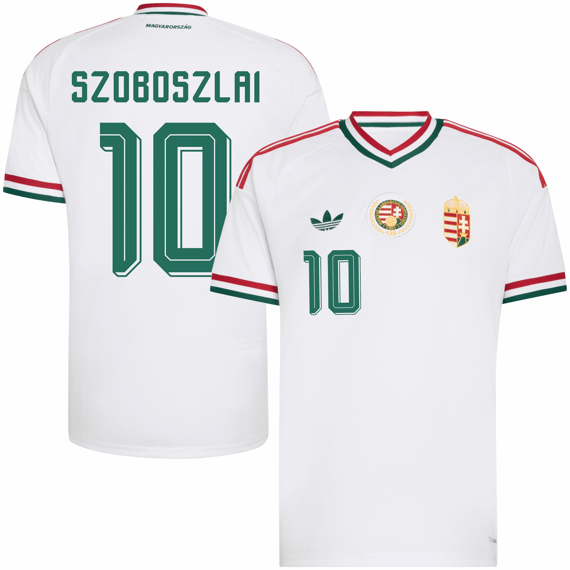 Hungary Away Szoboszlai 10 Fan Jersey 2026-2027 (Official Printing) - Image 1