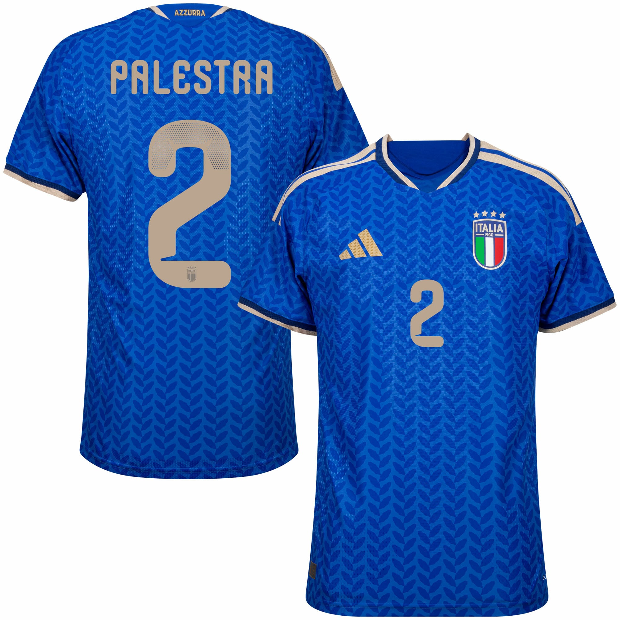 Italy Authentic Player Home Palestra 2 Shirt 2026-2027 (Official Printing)