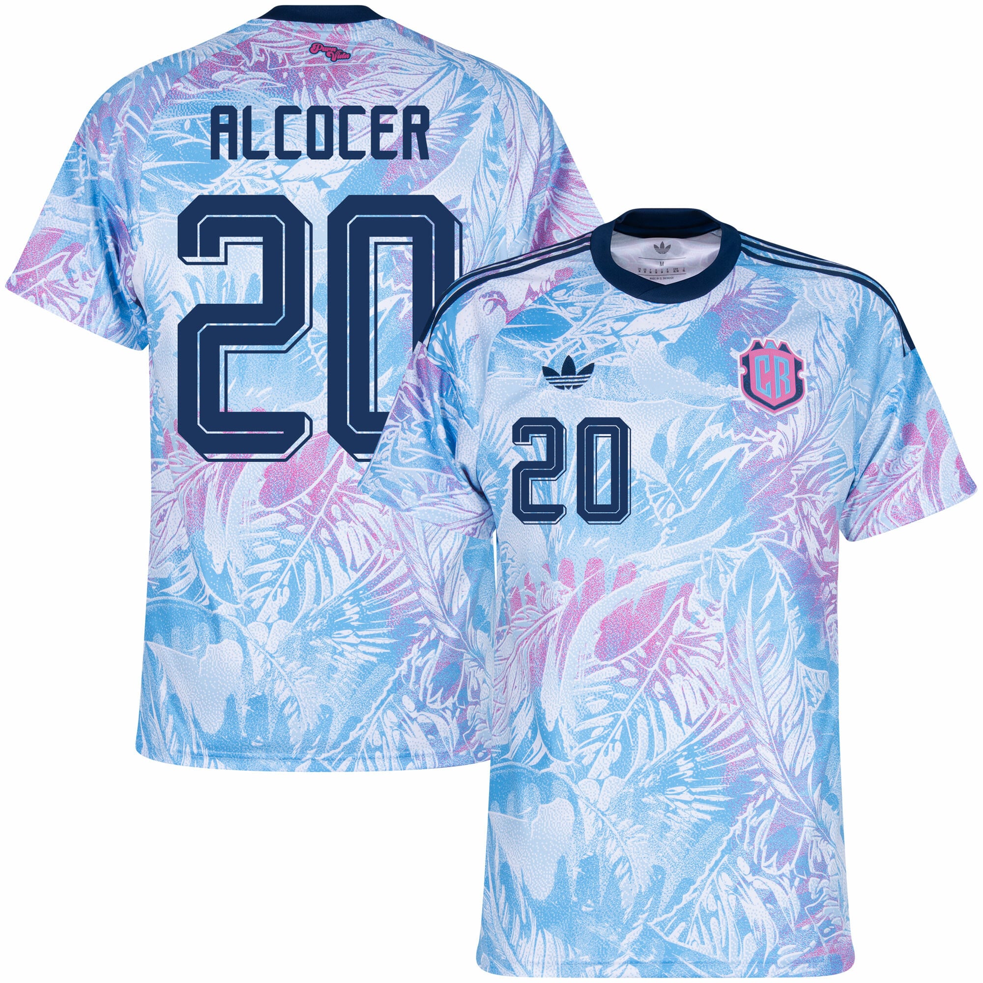 Costa Rica Away Fan Jersey Alcocer 20 Shirt 2026-2027 (Official Printing)