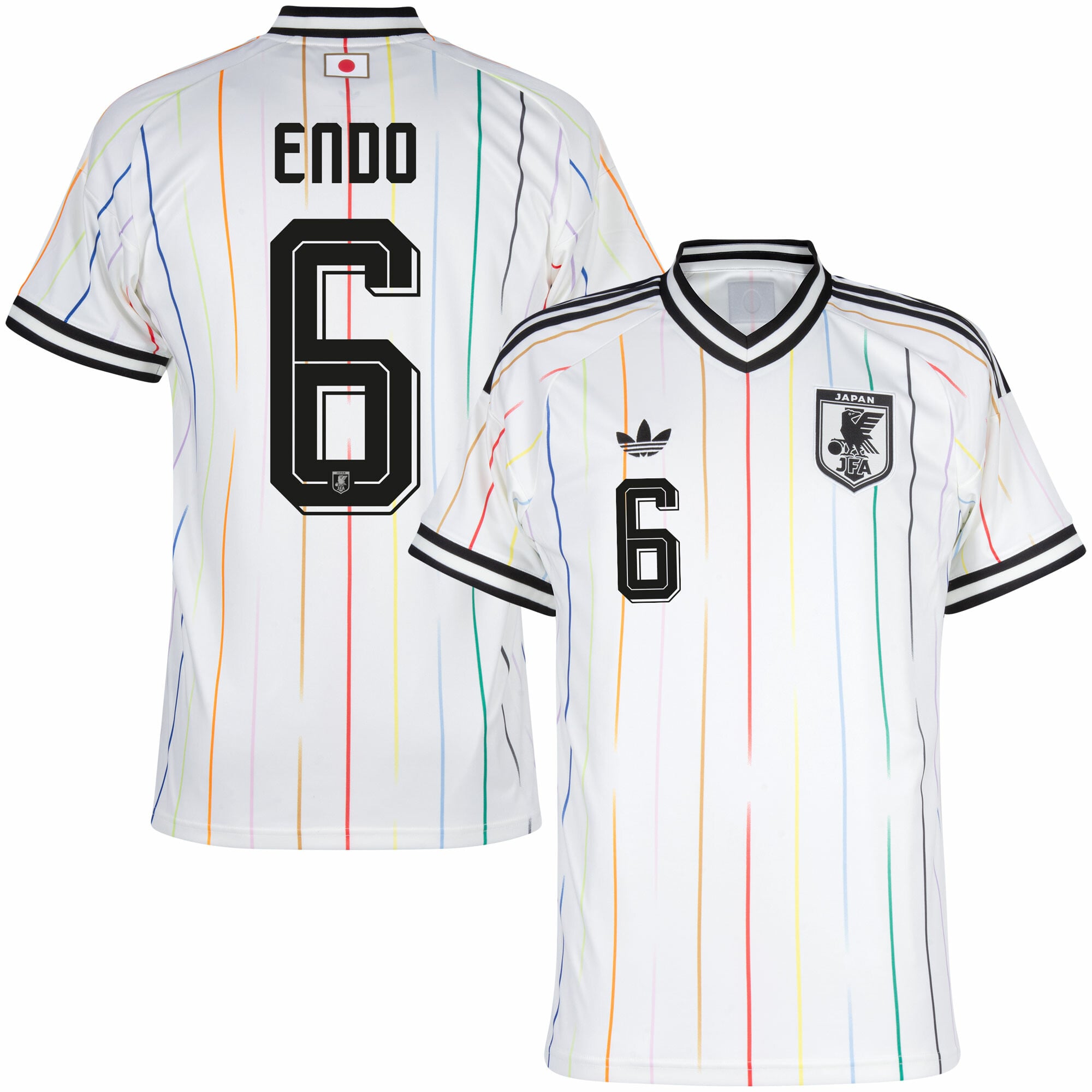 Japan Away Fan Jersey Endo 6 Shirt 2026-2027 (Official Printing) - Image 1