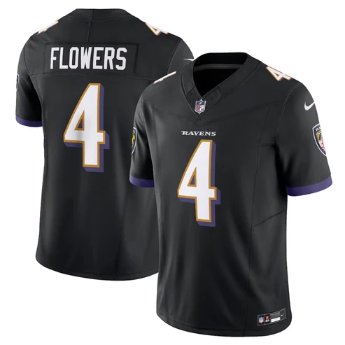 NFL Baltimore Ravens Vapor Limited Black Flowers