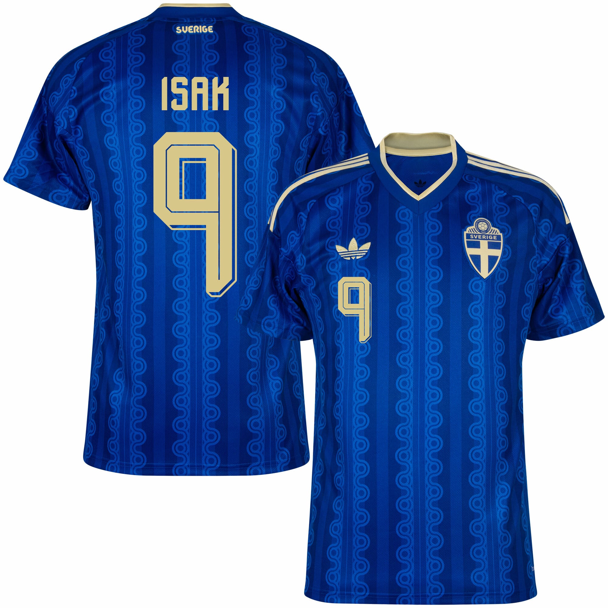 Sweden Away Fan Jersey Isak 9 Shirt 2026-2027 (Official Printing)