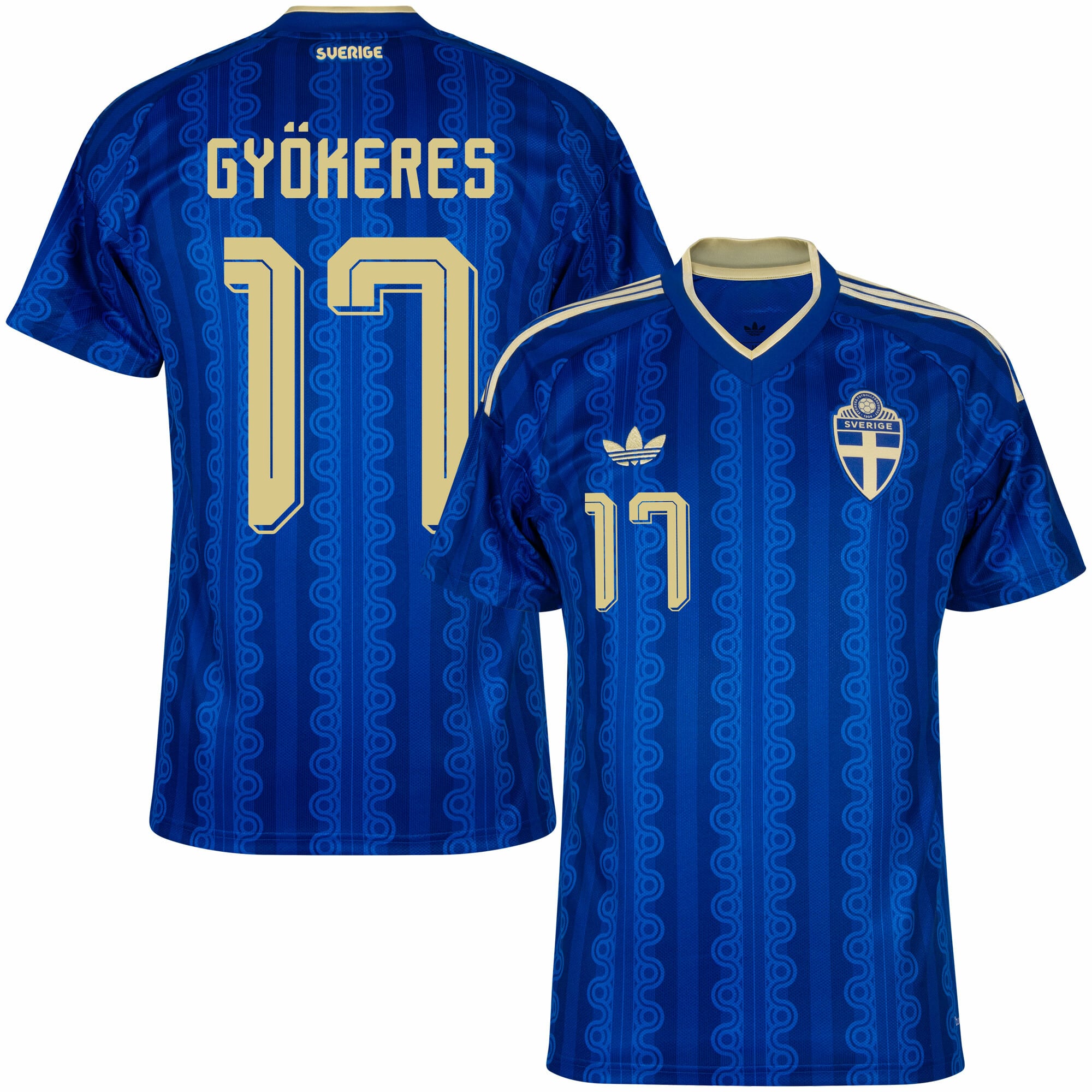 Sweden Away Fan Jersey Gyökeres 17 Shirt 2026-2027 (Official Printing)