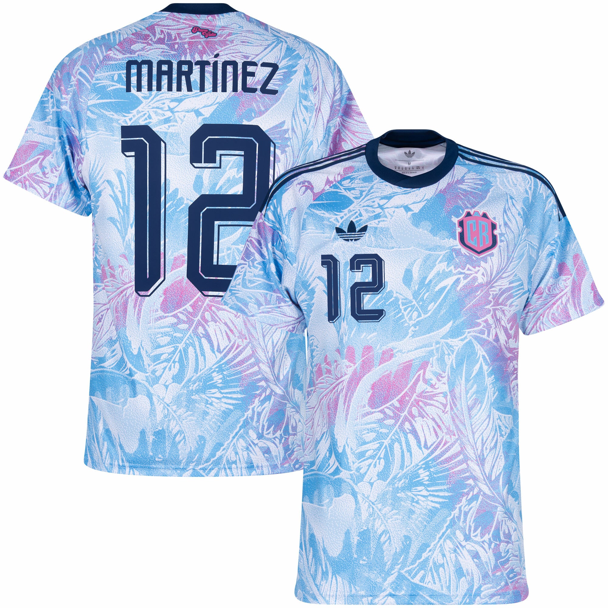 Costa Rica Away Martinez 12 Shirt 2026-2027 (Official Printing)