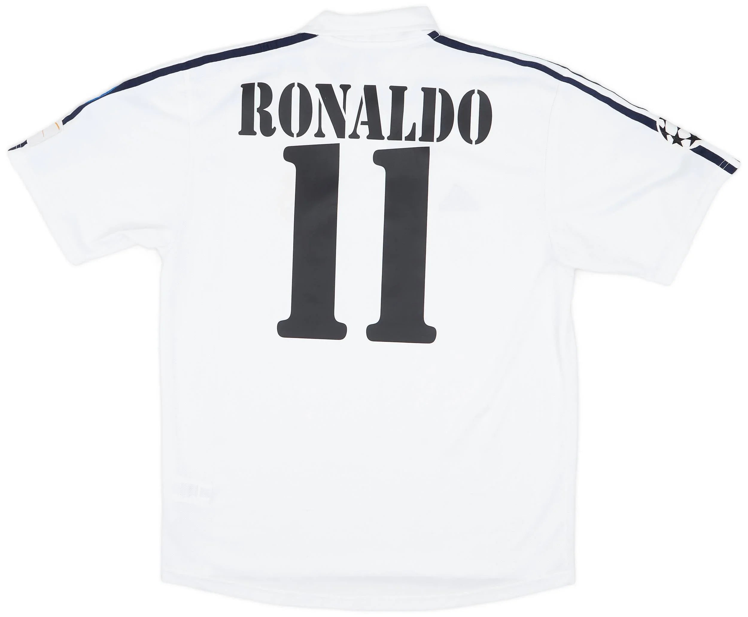 Ronaldo #11 Real Madrid Home Retro Jersey 2002/03 - Image 1