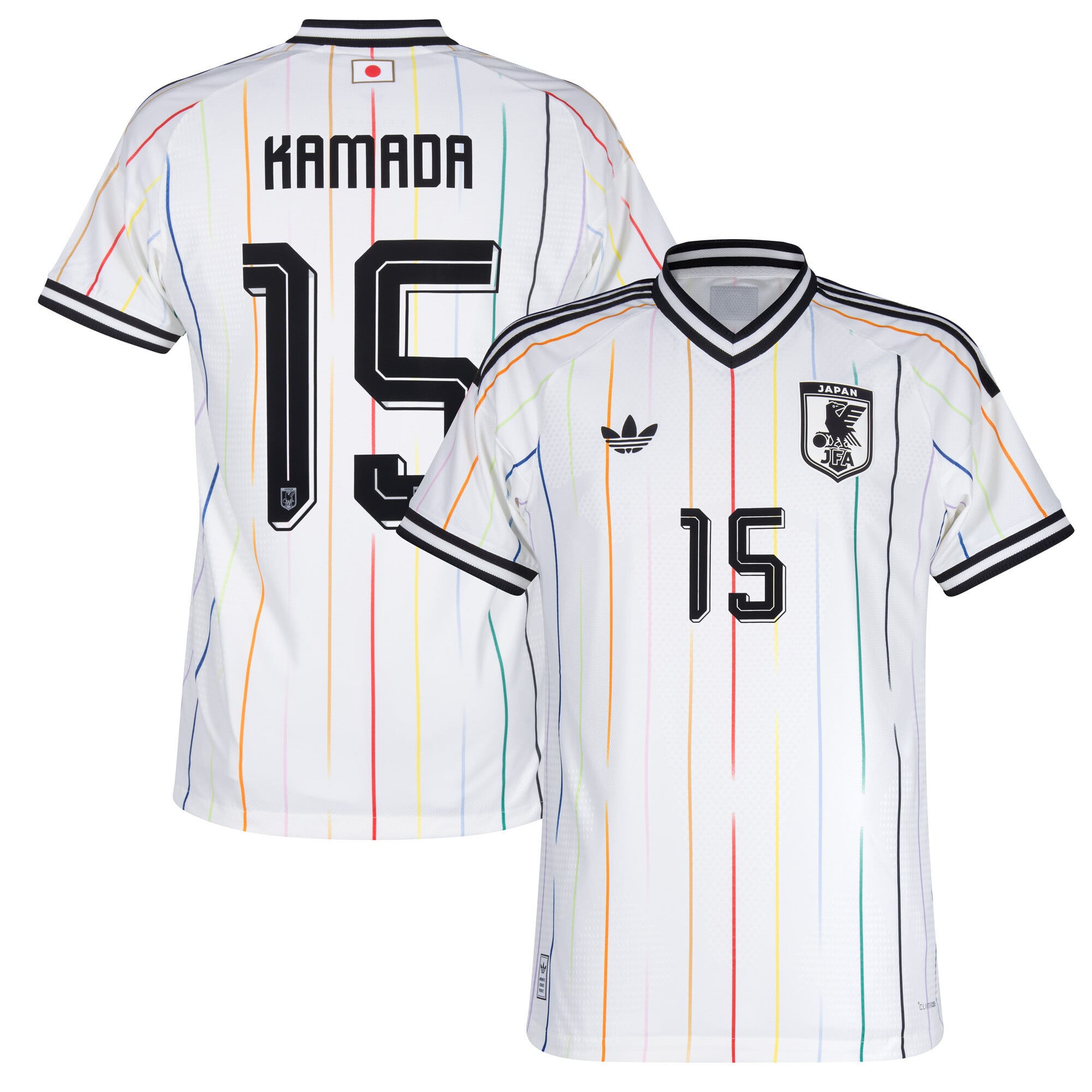 Japan Away Fan Jersey Kamada 15 Shirt 2026-2027 (Official Printing) - Image 1