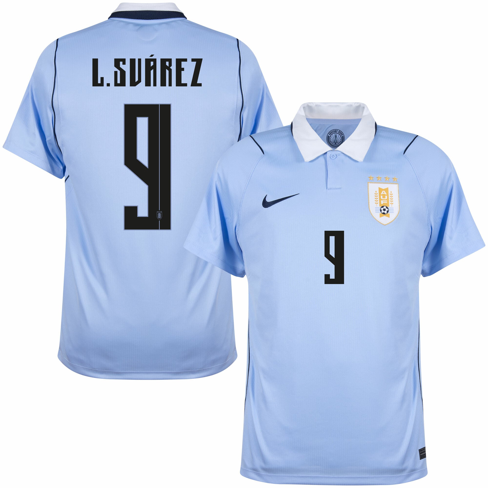 Uruguay Home L.Suárez 9 Fan Jersey Shirt 2026-2027 (Fan Style Printing)