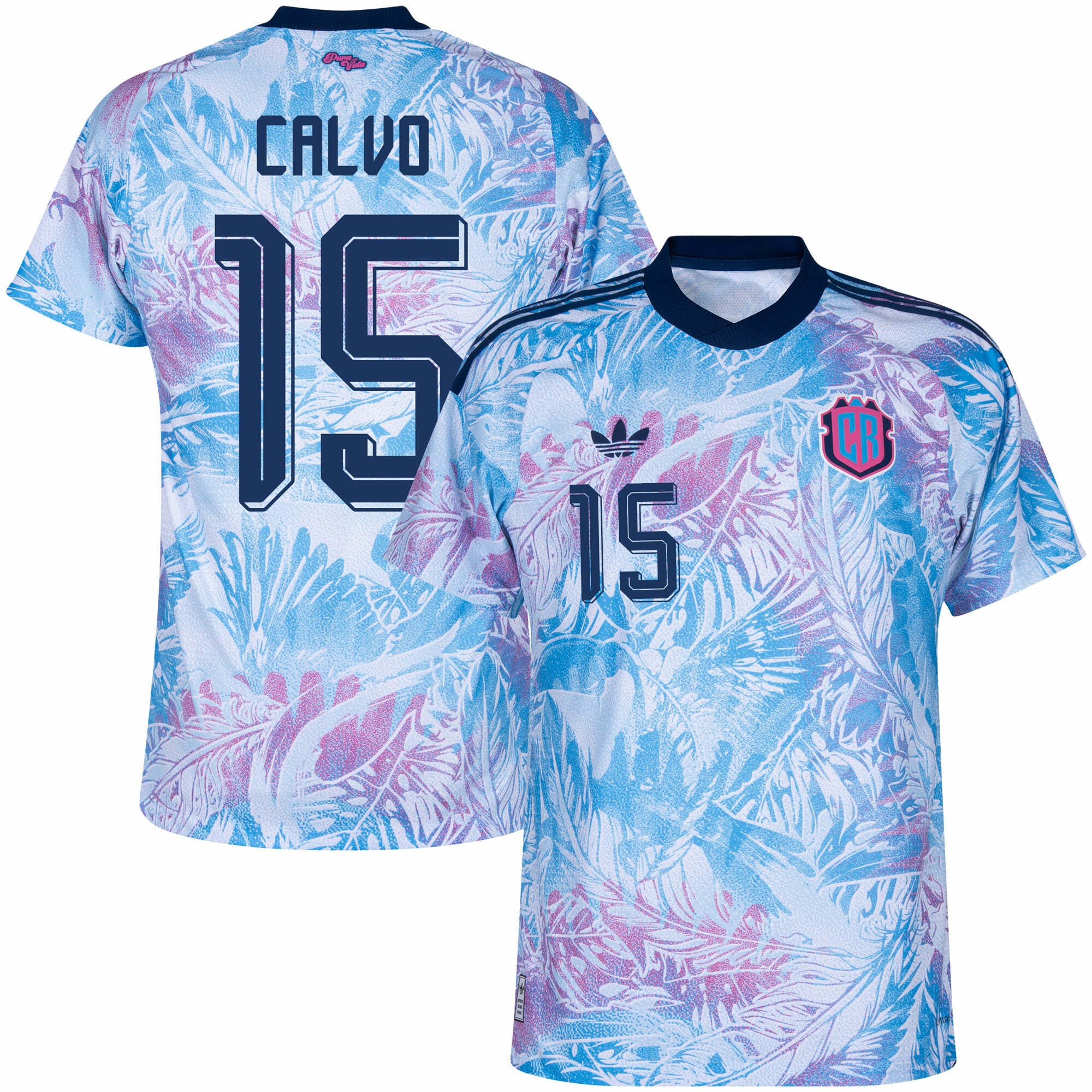 Costa Rica Authentic Player Away Calvo 15 Shirt 2026-2027 (Official Printing)