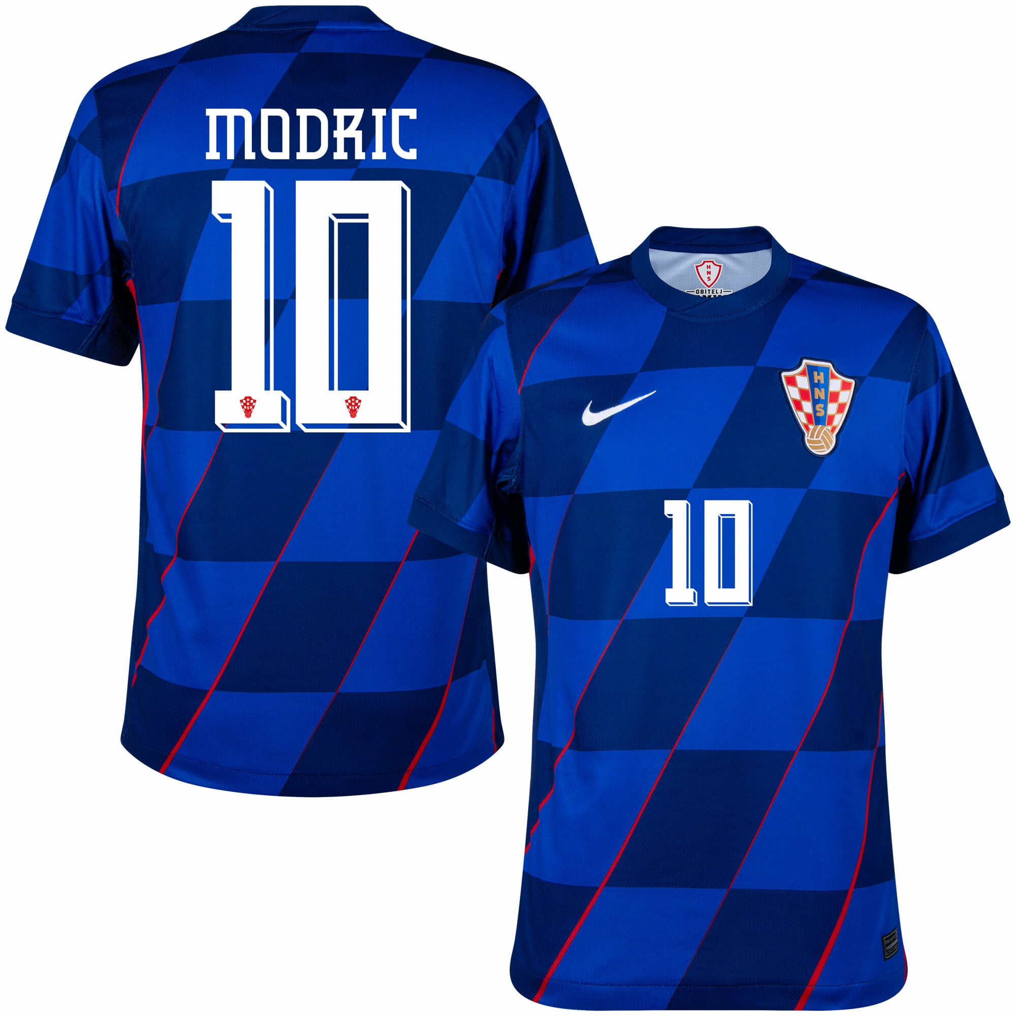 Croatia Away Modrić 10 Fan Jersey Shirt 2024-2025 (Official Printing)