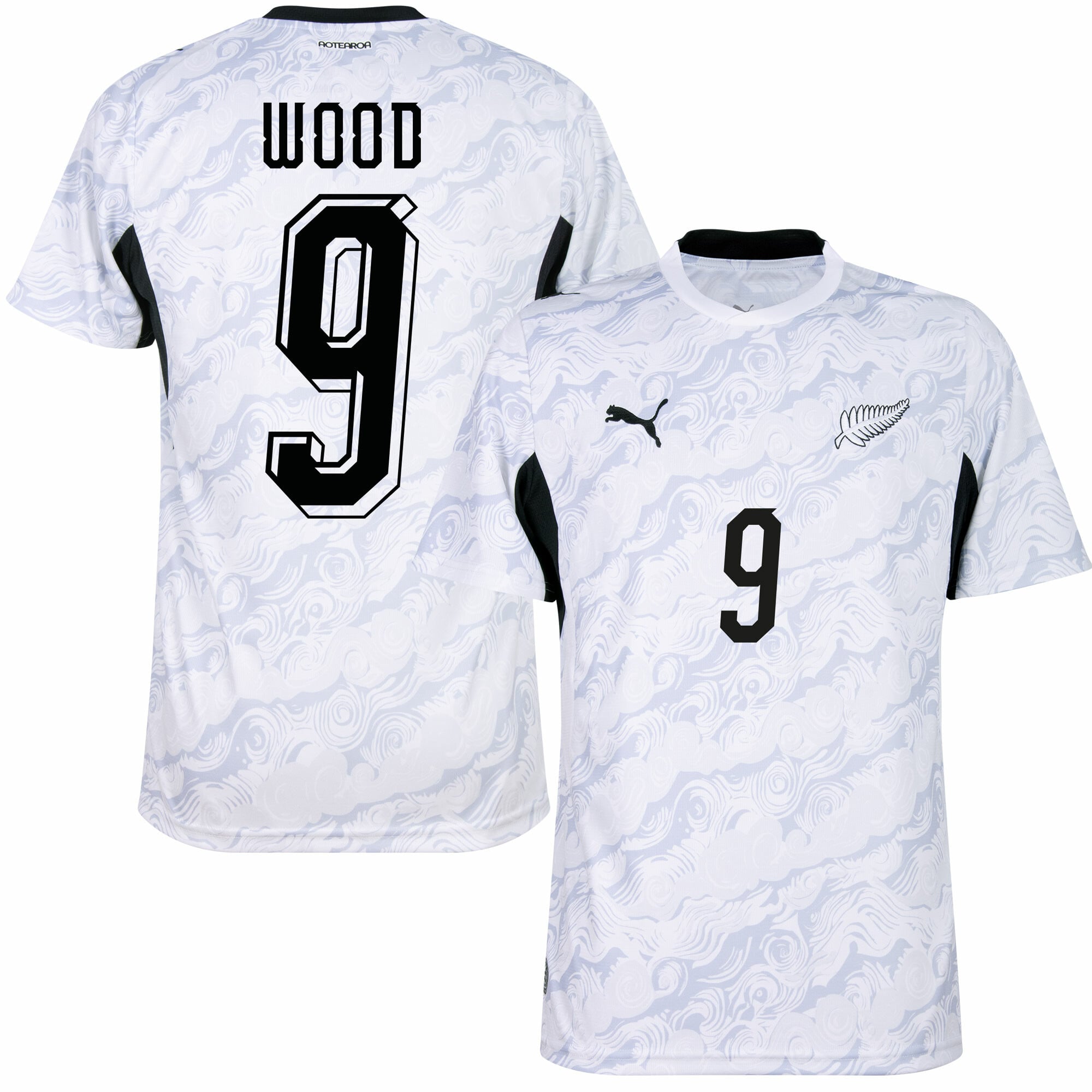 New Zealand Home Wood 9 Fan Jersey 2026-2027 World Cup