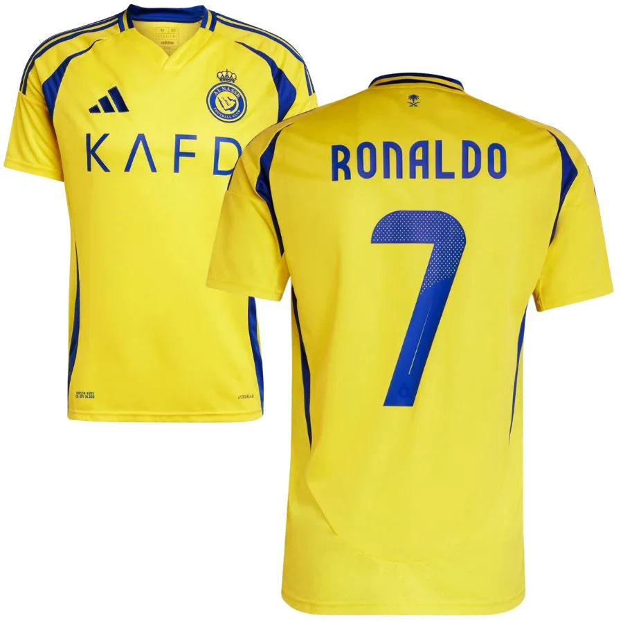 Al-Nassr Cristiano Ronaldo 7 Home Fan Jersey 2024/25 - Image 1