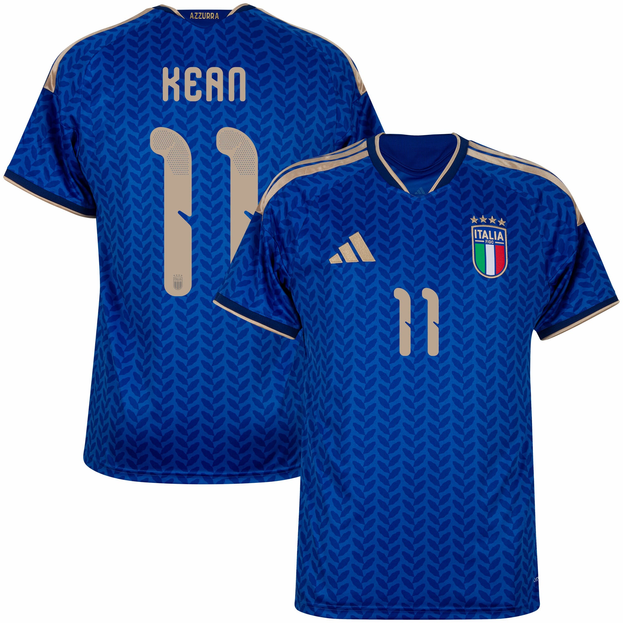 Italy Home Kean 11 Fan Jersey 2026-2027 (Official Printing) - Image 1