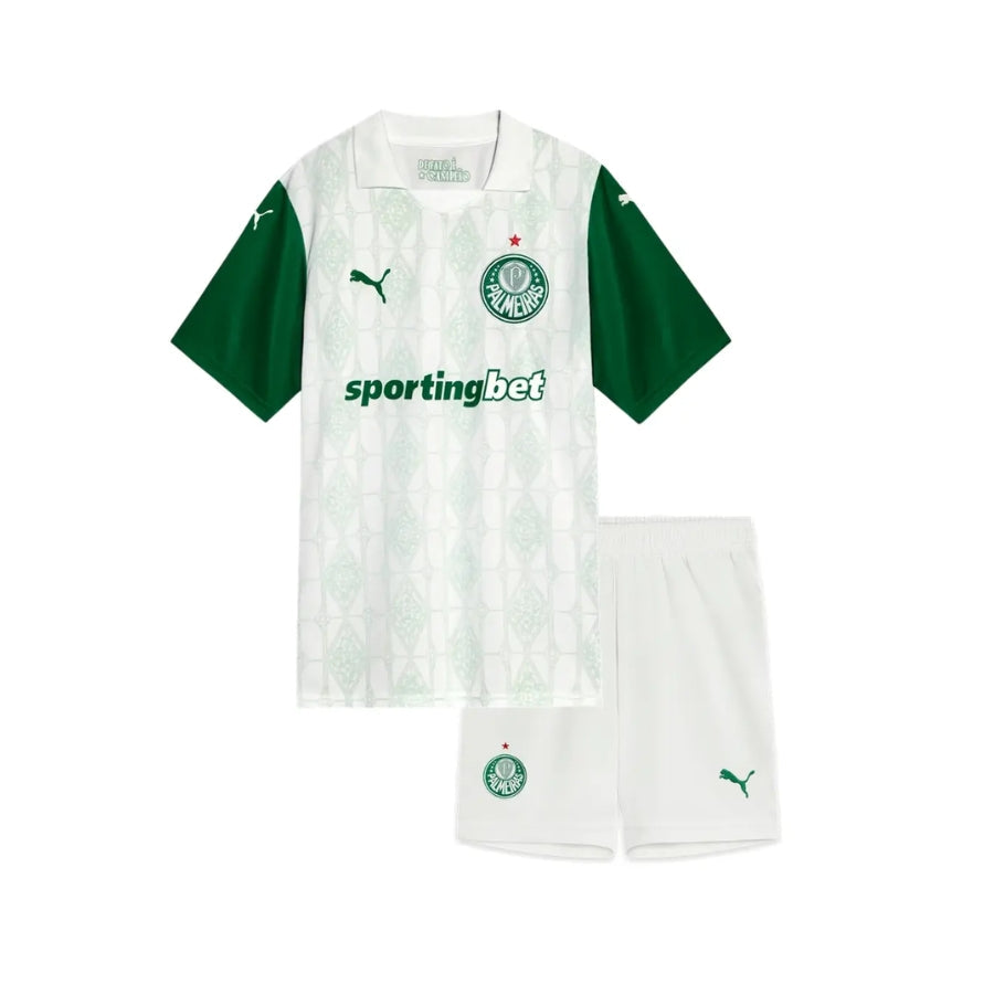 Kids Kit Palmeiras Away Jersey 2025-26