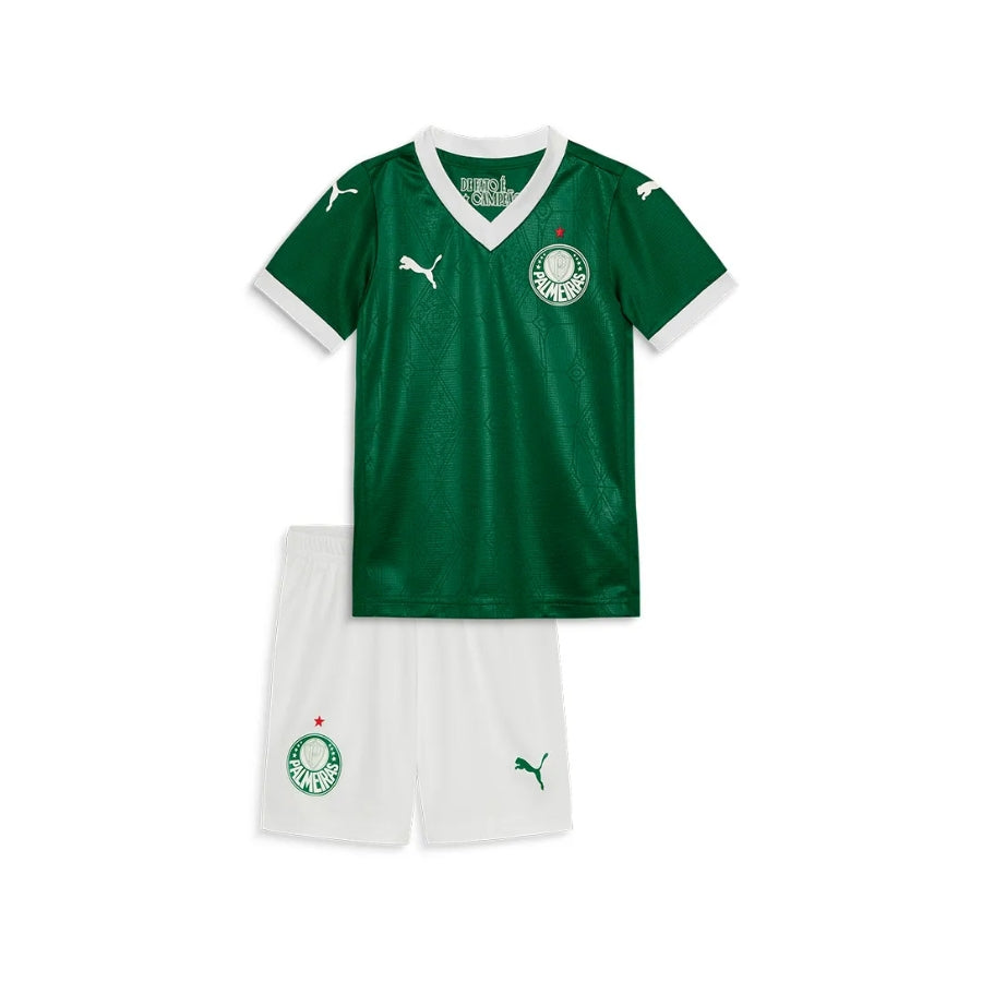 Kids Kit Palmeiras Home Jersey