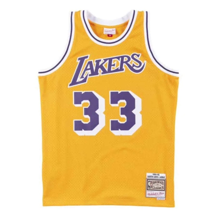 Regata NBA Los Angeles Lakers 1984/85 Mitchell & Ness Hardwood Classics Swingman Abdul-Jabbar