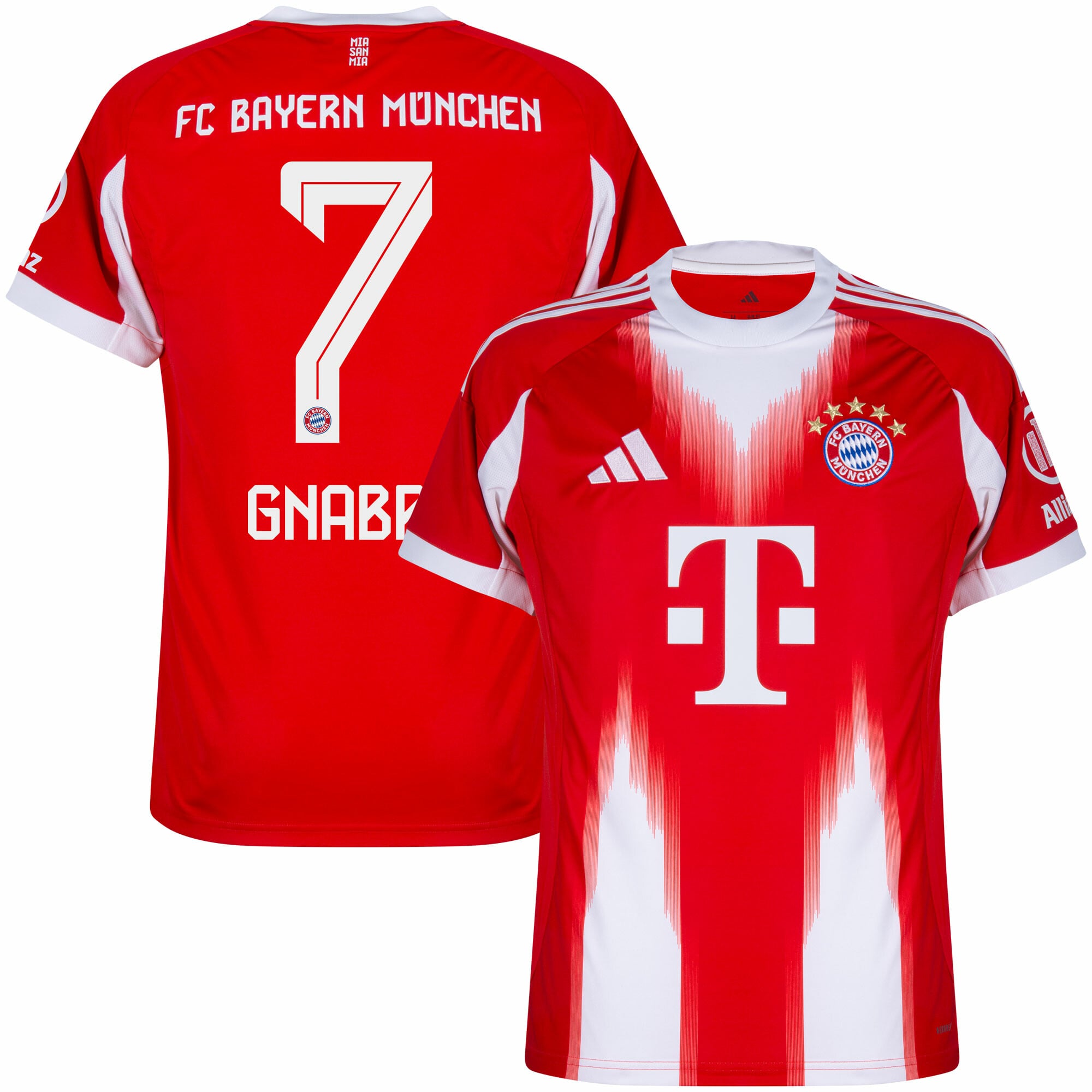 Bayern Munich Home Gnabry 7 Fan Jersey Shirt 2025-2026 (Official Printing) - Image 1