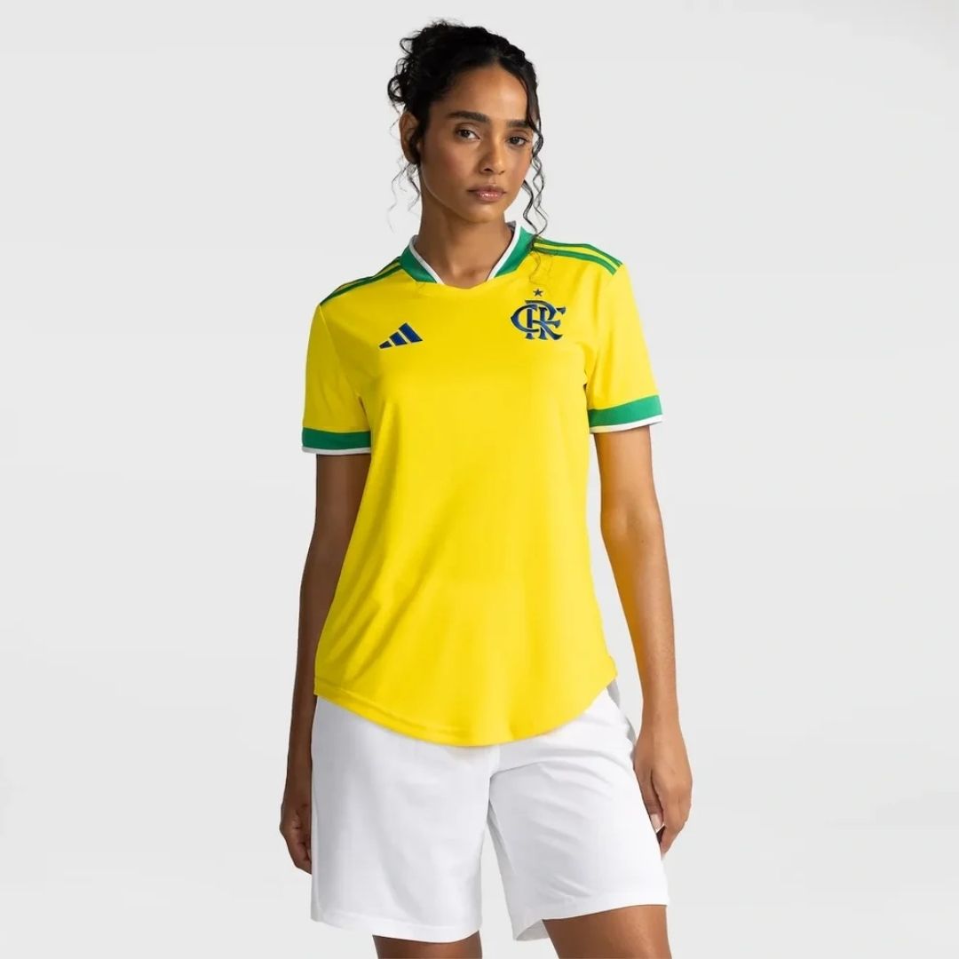 Flamengo Verde e Amarela Edição Especial Fan Jersey 2026-2027 Women