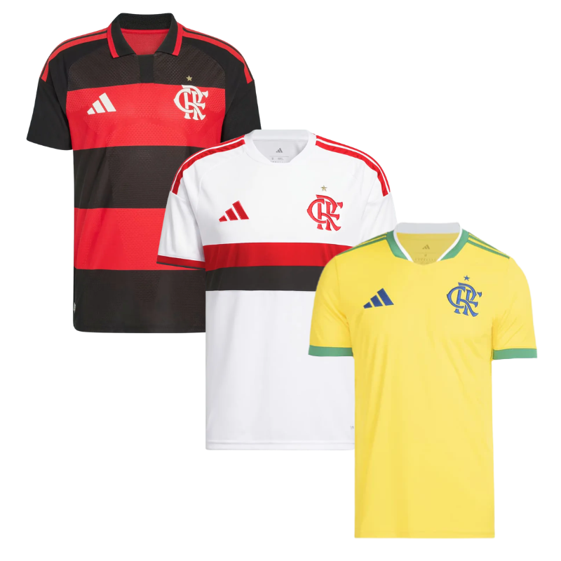 Combo 3 jerseys Flamengo Fan Jersey 2026-2027