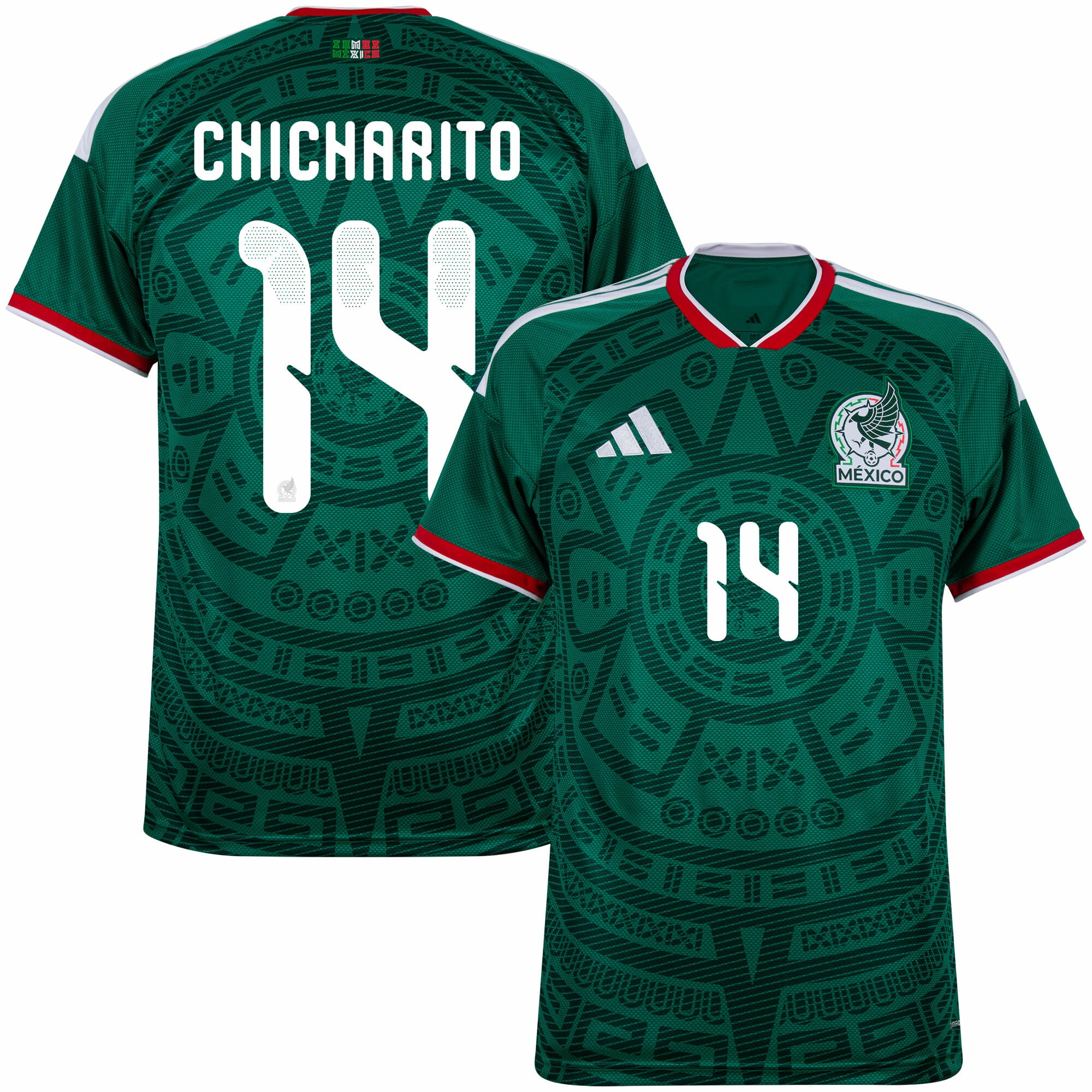 Mexico Home Fan Jersey Chicharito 14 Shirt 2026-2027 (Official Printing)