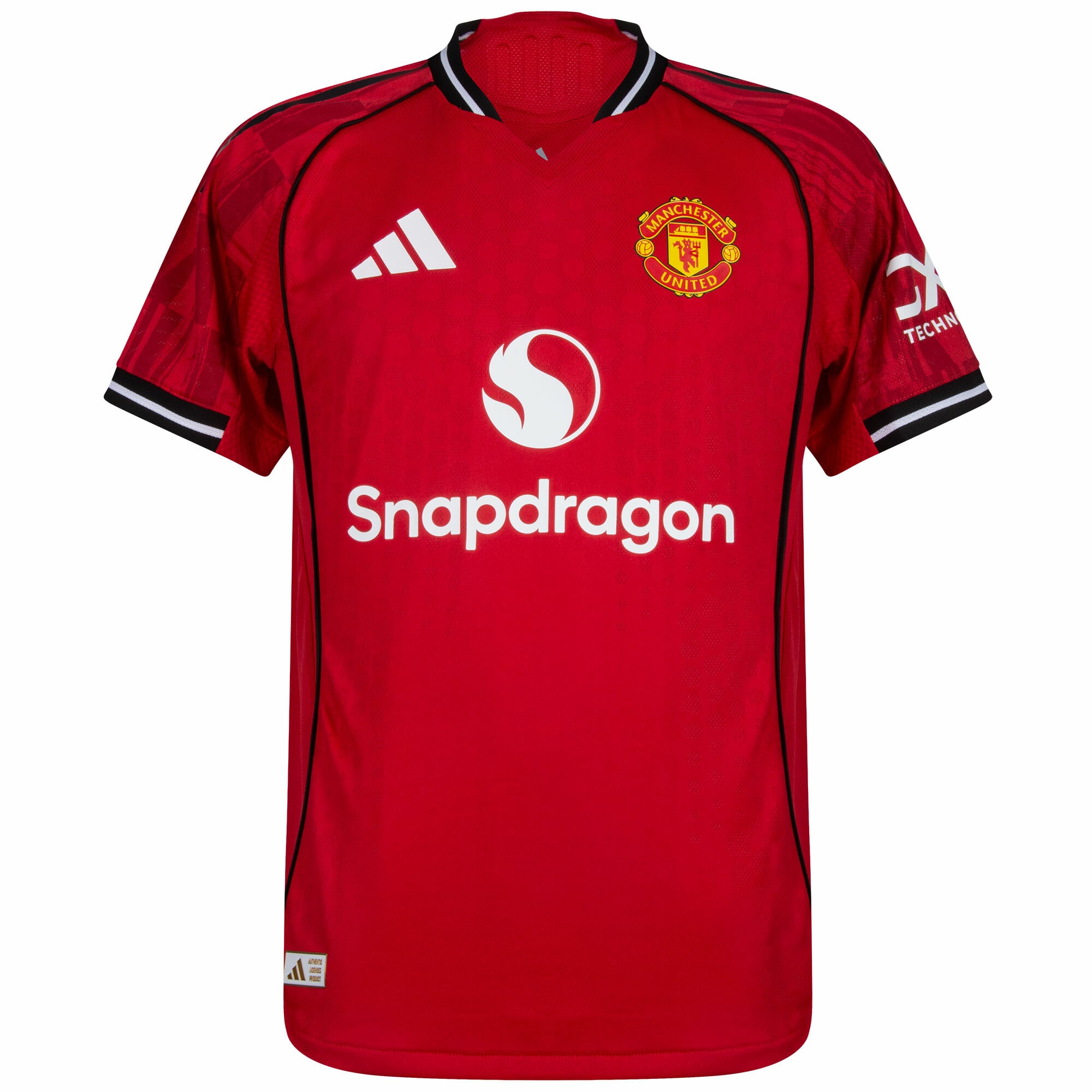 Man Utd Authentic Player Home Shirt 2025-2026