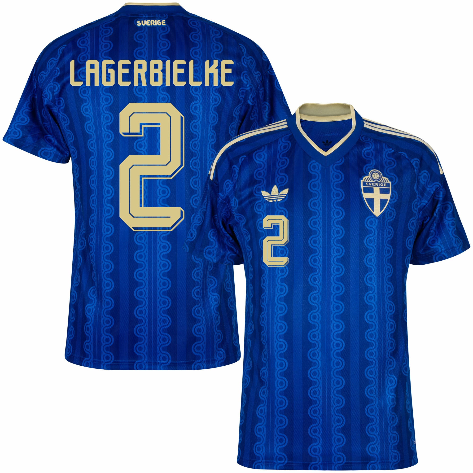 Sweden Home Lagerbielke 2 Fan Jersey 2026-2027 (Official Printing)