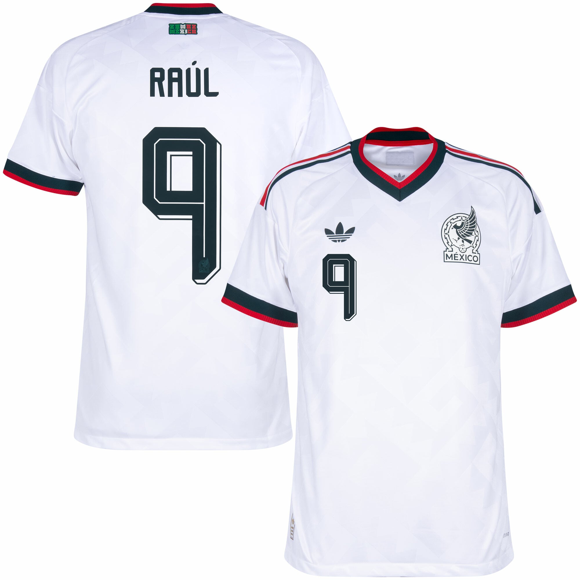Mexico Authentic Player Away Raúl 9 Shirt 2026-2027 (Official Printing)