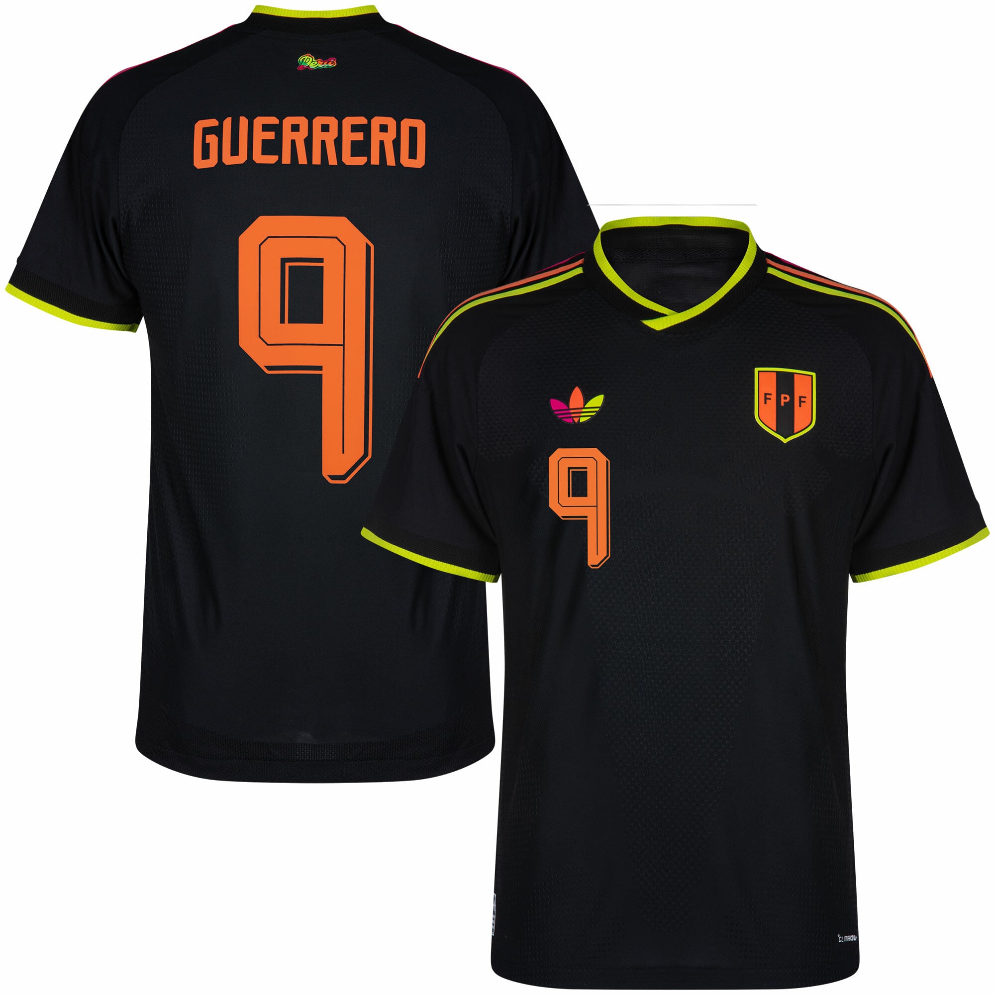 Peru Authentic Player Away Guerrero 9 Shirt 2026-2027 (Official Printing)