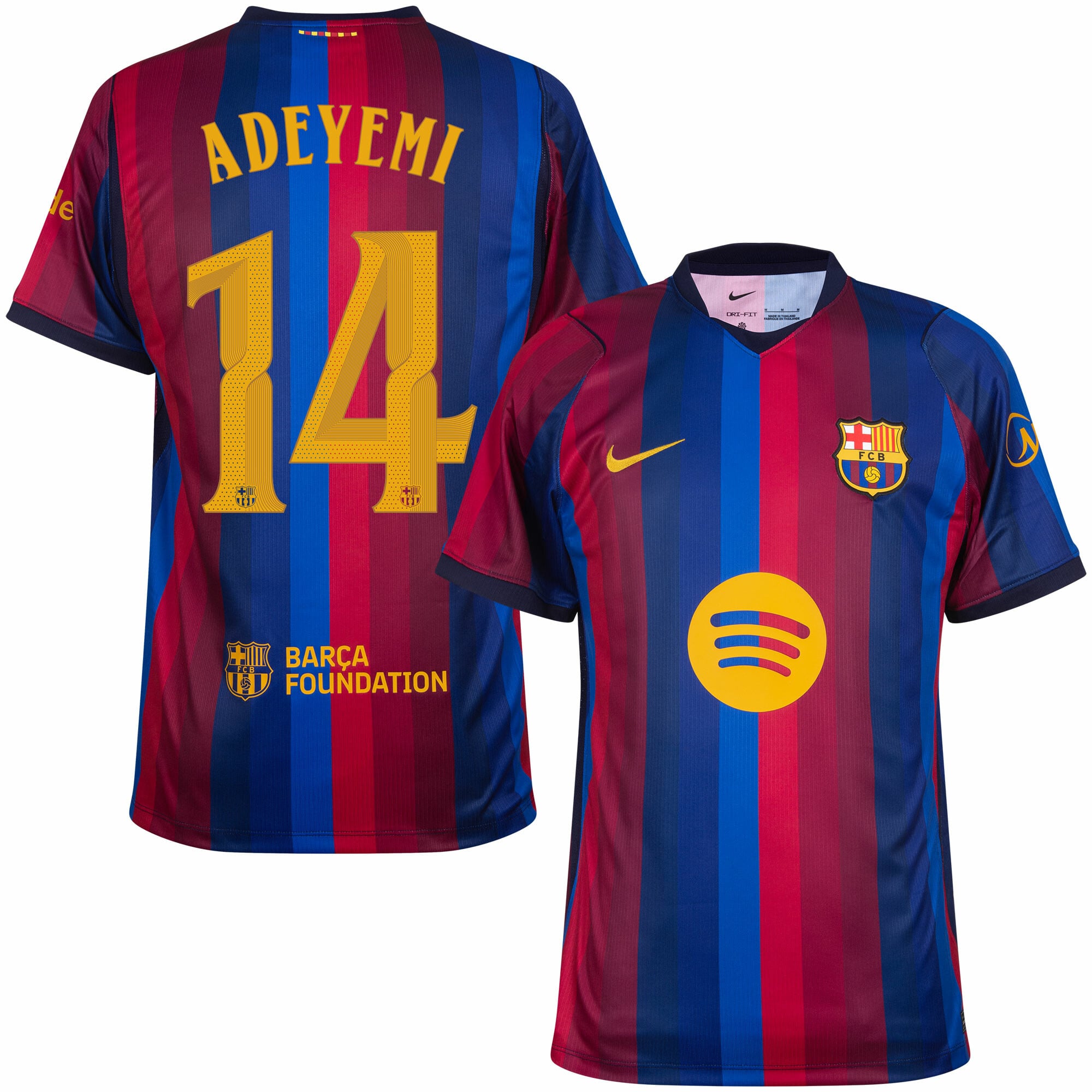 Barcelona Home Adeyemi 14 Fan Jersey 2026-2027 - Image 1