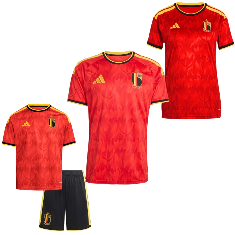 3 Jersey Family Bundle Belgium Man, Women's and Kits kit - Image 1