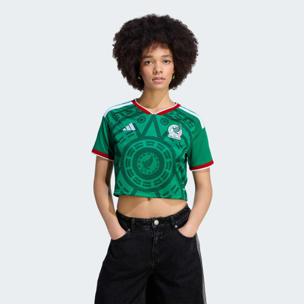 Mexico Home Cropped Jersey Women’s Home World Cup 2026