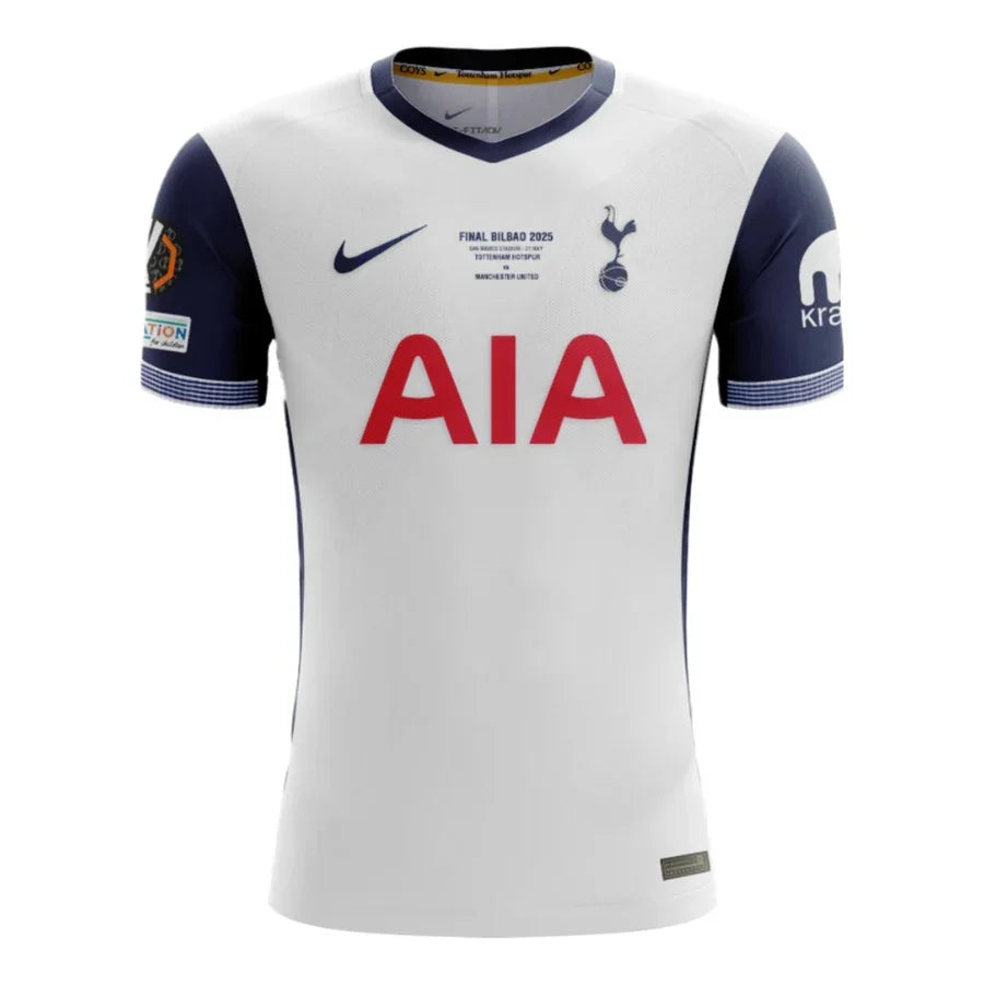 Tottenham Home Fan Jersey 2024/25 Patchs Europa League - Image 1