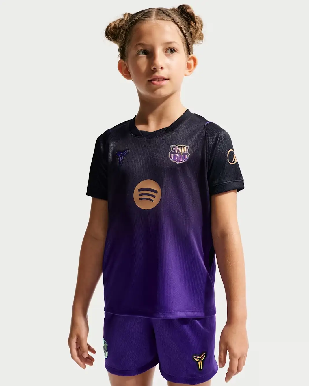 Barcelona x Kobe Away Kids kit 2026-27 Fan Version